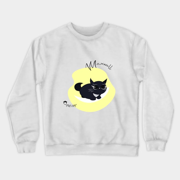 Maxwell the cat meme anime version Crewneck Sweatshirt by ZOOLAB